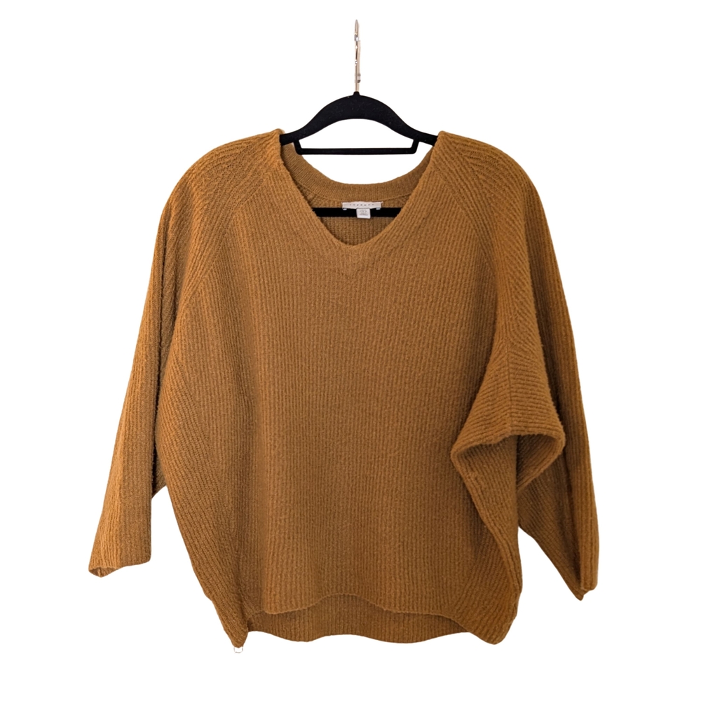 Topshop V-Neck Sweater - Brown